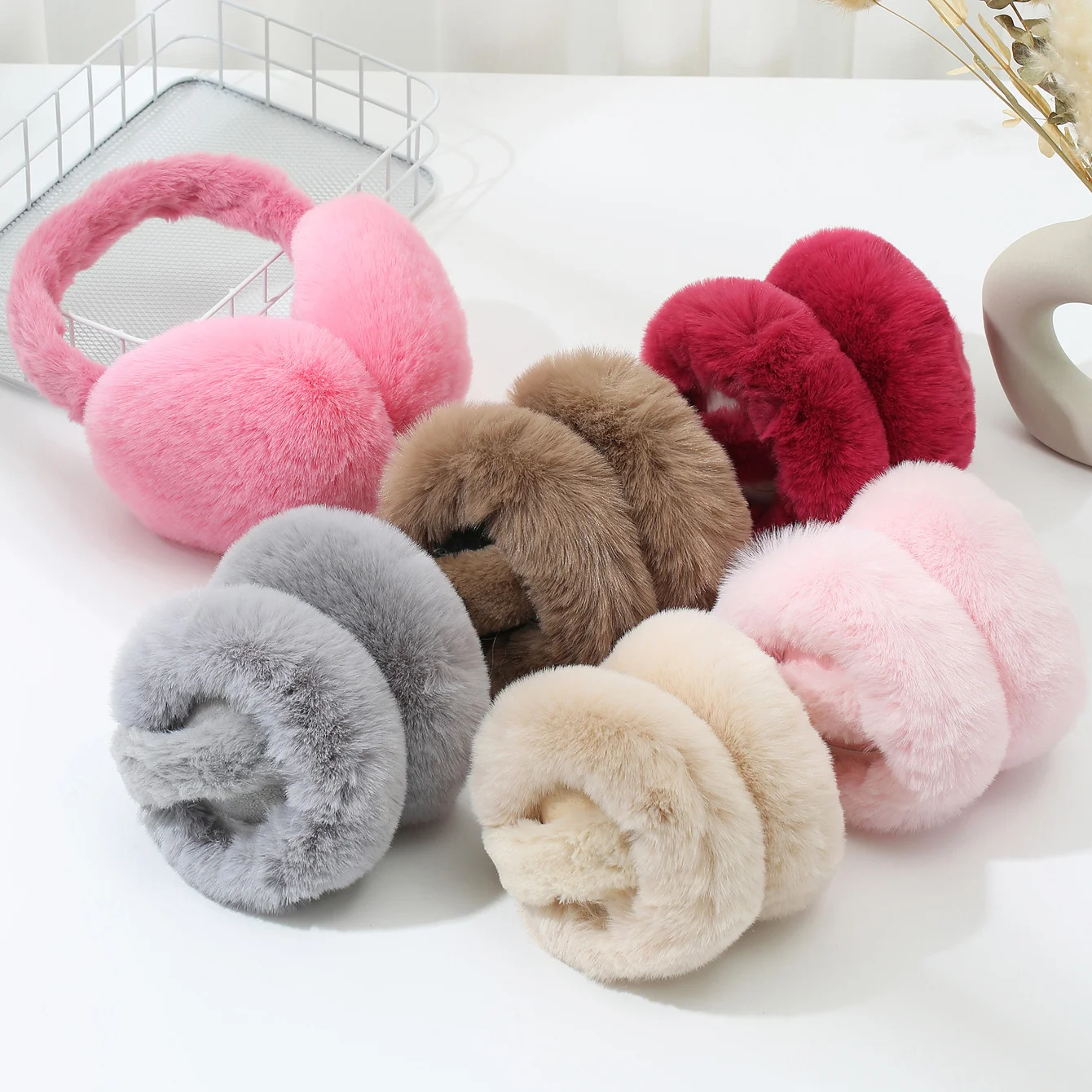 1 semplice copertura per le orecchie in peluche antivento autunnale e invernale, copertura per le orecchie antivento e calda per lavoro, pendolarismo, tempo libero e gioco