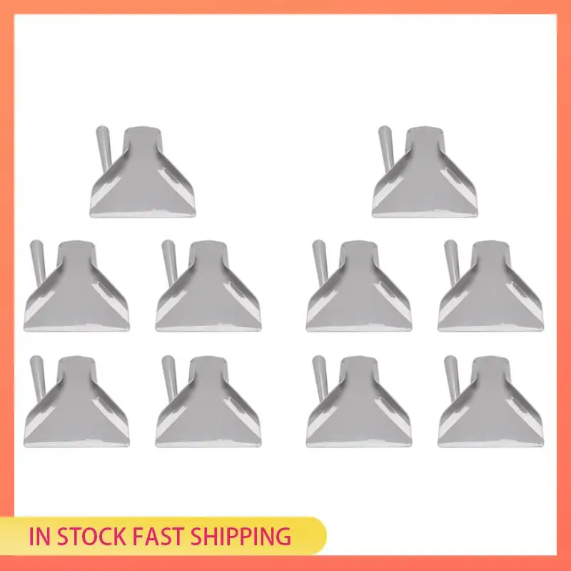 

AA05 10X Plastic Chip Scoop French Fries Shovel Loader Chip Packaging Shovel Funnel Popcorn Fast Food Right Handle