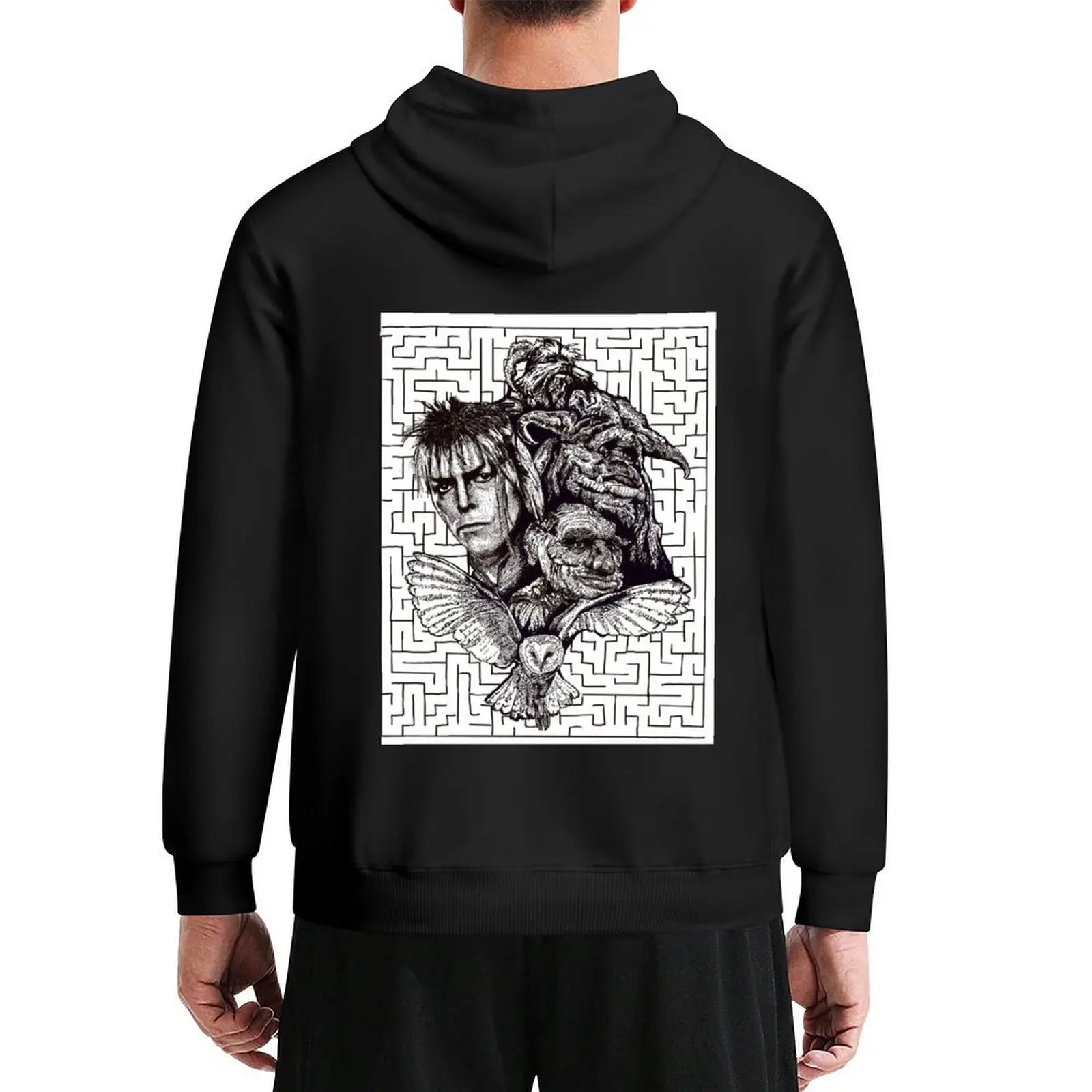 

Labrynth Hoodie japanese style men's coat men's sweat-shirt set anime clothes oversized hoodie