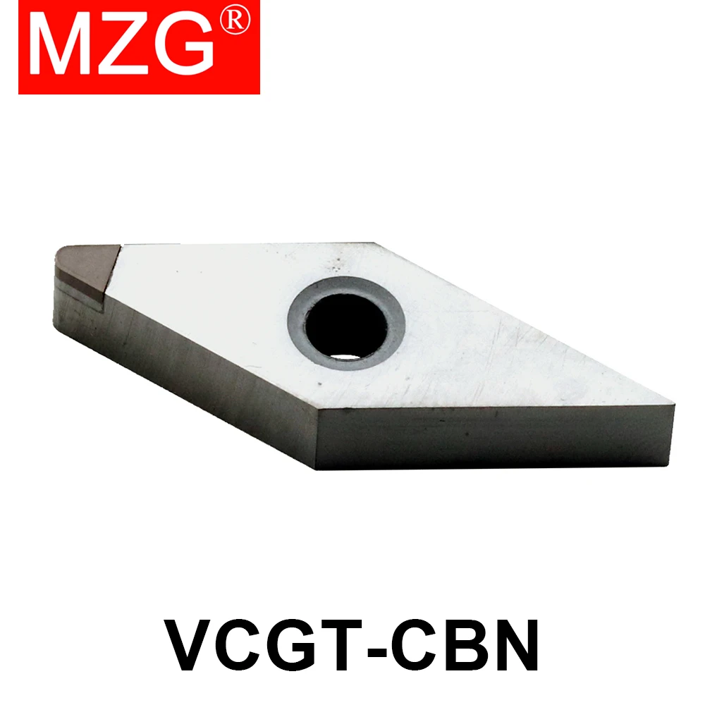 MZG 1 шт. VCGT 1103 VCGT 1604 04 08 12 PCD Резка с ЧПУ для обработки алюминия и меди Расточная токарная алмазная вставка для держателя SVXC