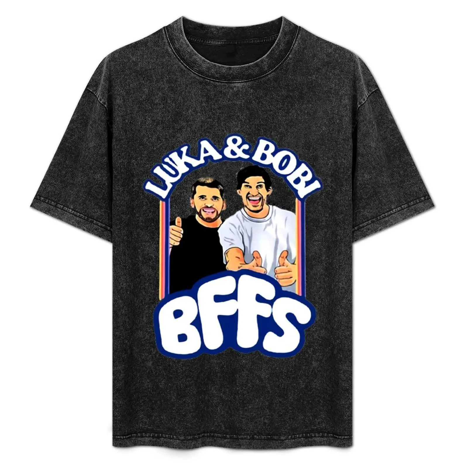 

Luka and Bobi BFFs T-Shirt Plus Size Loose Short Sleeve Top