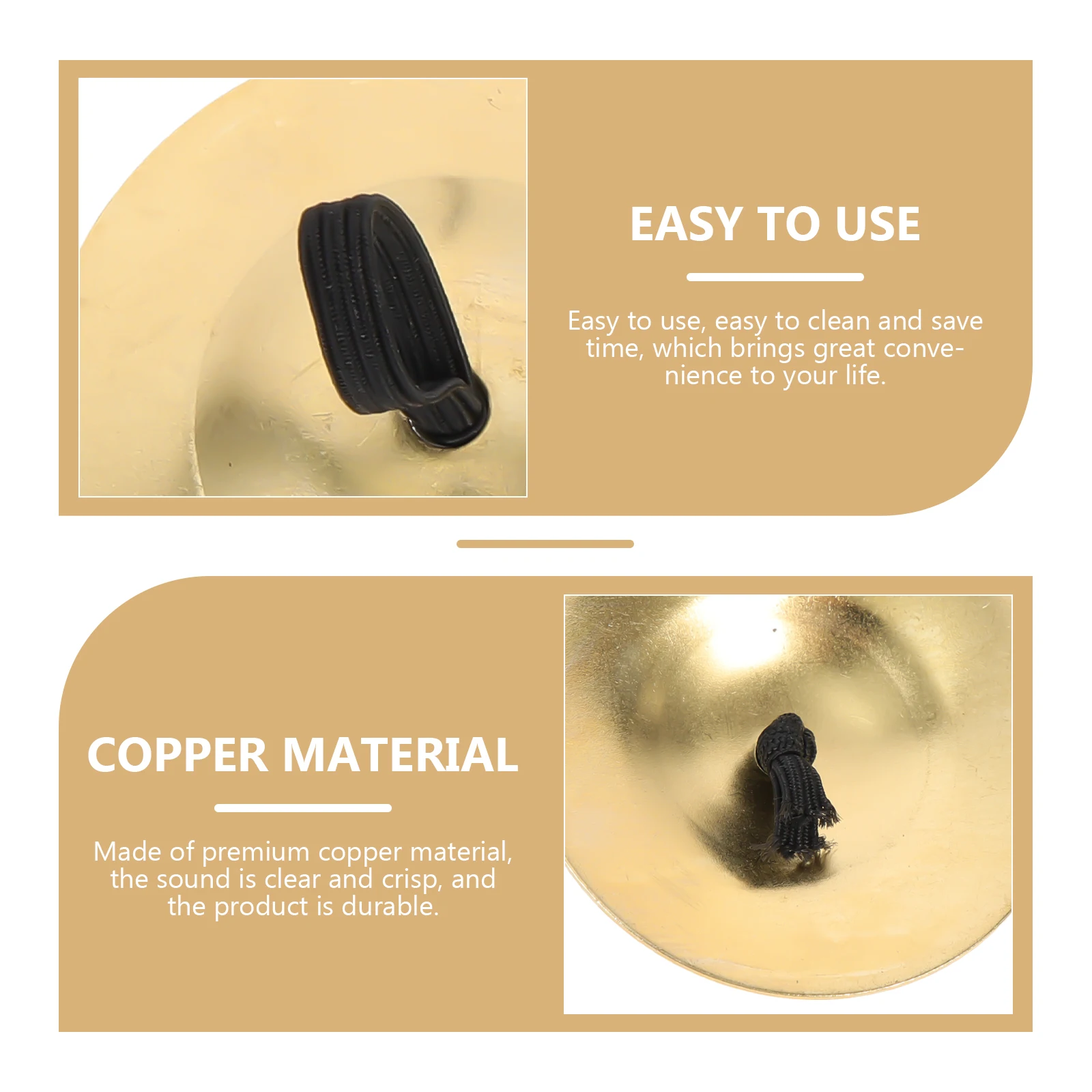 

Finger Cymbals 2 Pairs Small Copper Musical Instruments for Dancing Kids Percussion H Easy Clean Durability Clear Sound Children
