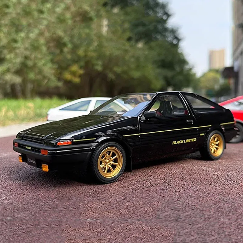 IVY 1:18 AE86 Trueno Drift Front Text D Car Model Car Model