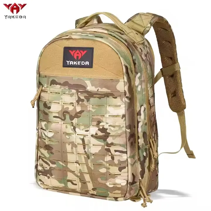 

YAKEDA 35L Tactical Backpack Outdoor Sports Camo Storage Equipment Waterproof 3D Travel Bag Trekking Bag Camouflage Backpack