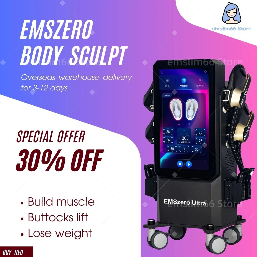 

EMSzero Lose Weight Ultra Machines 6500w NEO Body Slimming Fat Burning EMS Muscle Sculpting Electromagnetic Stimulate Hi-emt Pro