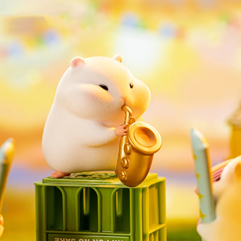 

Clarke the Hamster Band Series Blind Box Toys Mystery Box Cute Anime Figure Desktop Ornaments Birthday Gift Collection