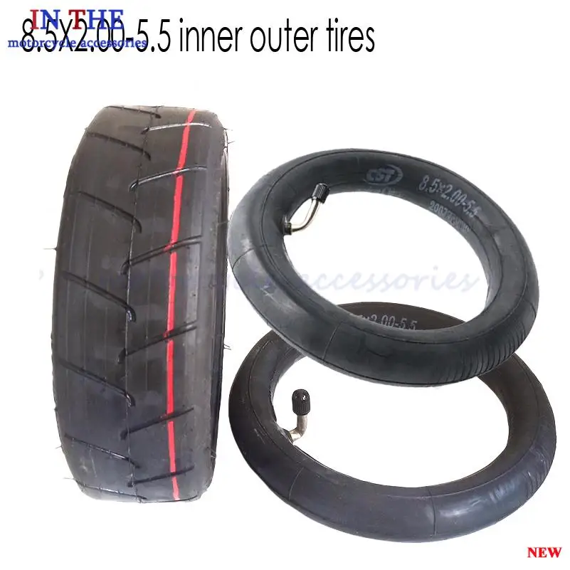 CST 8.5x2.00-5.5 Inner Tube 8*2.00-5 Inner Tyre Tire 45/90 degree bent valve For INOKIM Light Series V2 Camera