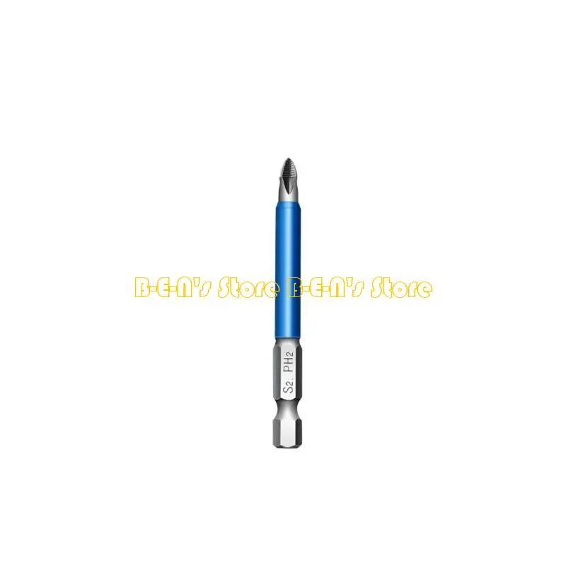 Y1AD 10 Types Upgraded Screwdriver Bits PH2 Anti Slip Electric Power Tool Alloy Steel Lengthen Screwdriver
