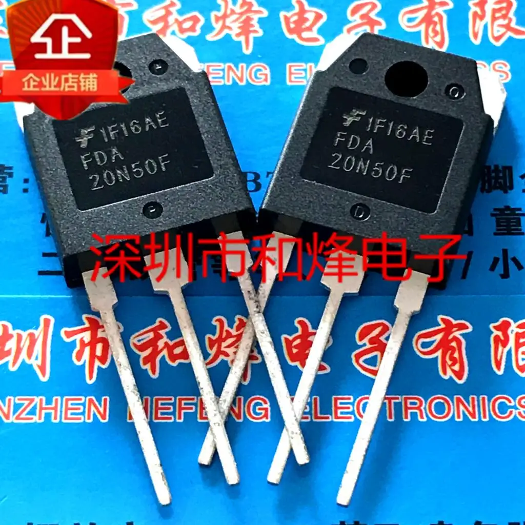 5PCS-10PCS FDA20N50F TO-3P 20A/500V MOS NEW AND ORIGINAL ON STOCK