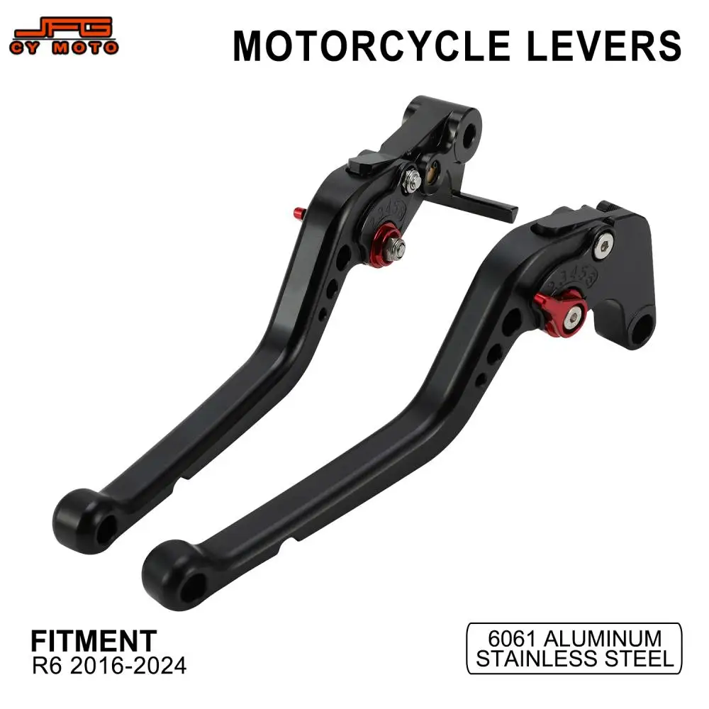

Brake Clutch Levers Motorcycles Accessories CNC Brake Lever Clutch Lever For YAMAHA YZF R6 2016-2024 Motocross Street Dirt Bike