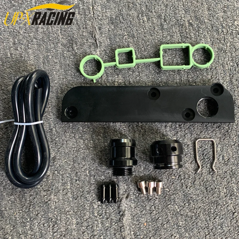 PCV Adapter Set for Audi VW 2.0 TFSI EA113 ENGINE Torque Solution Billet PCV Adapter w / Boost Kit Cover