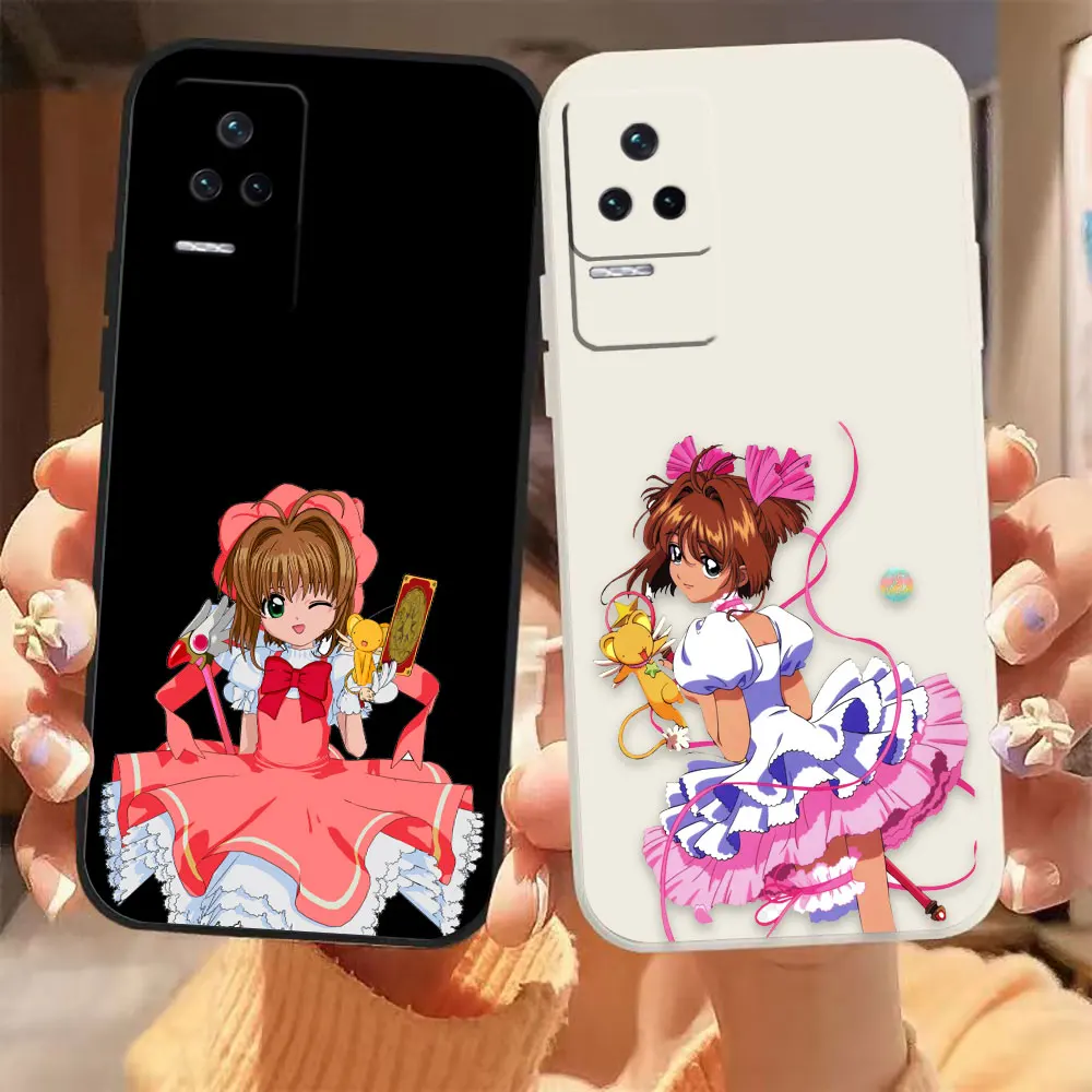 Sakura Kinomoto Cardcaptor Sakura Phone Case For Redmi K60E K60 K50 K40S K40 K30 K20 12C 10C 9A 9 8 10X 10 Pro 4G 5G Gaming Case