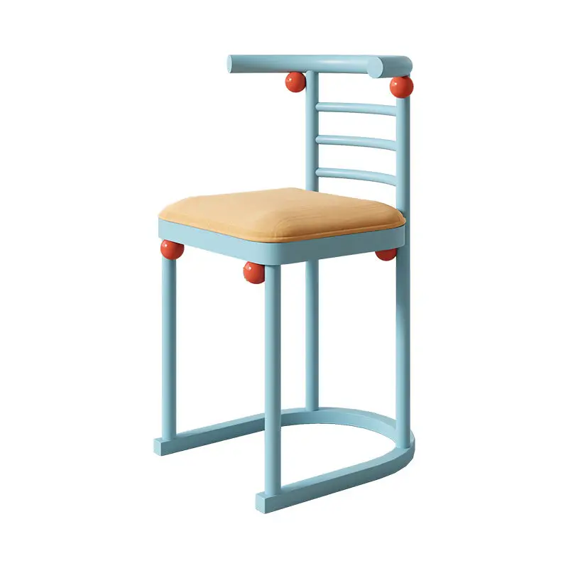 

Kitchen Dining Chairs Bedroom Backrest Chair Living Room Mobile Relaxing Storage Stools Creative Home Leisure Indoor Furniture