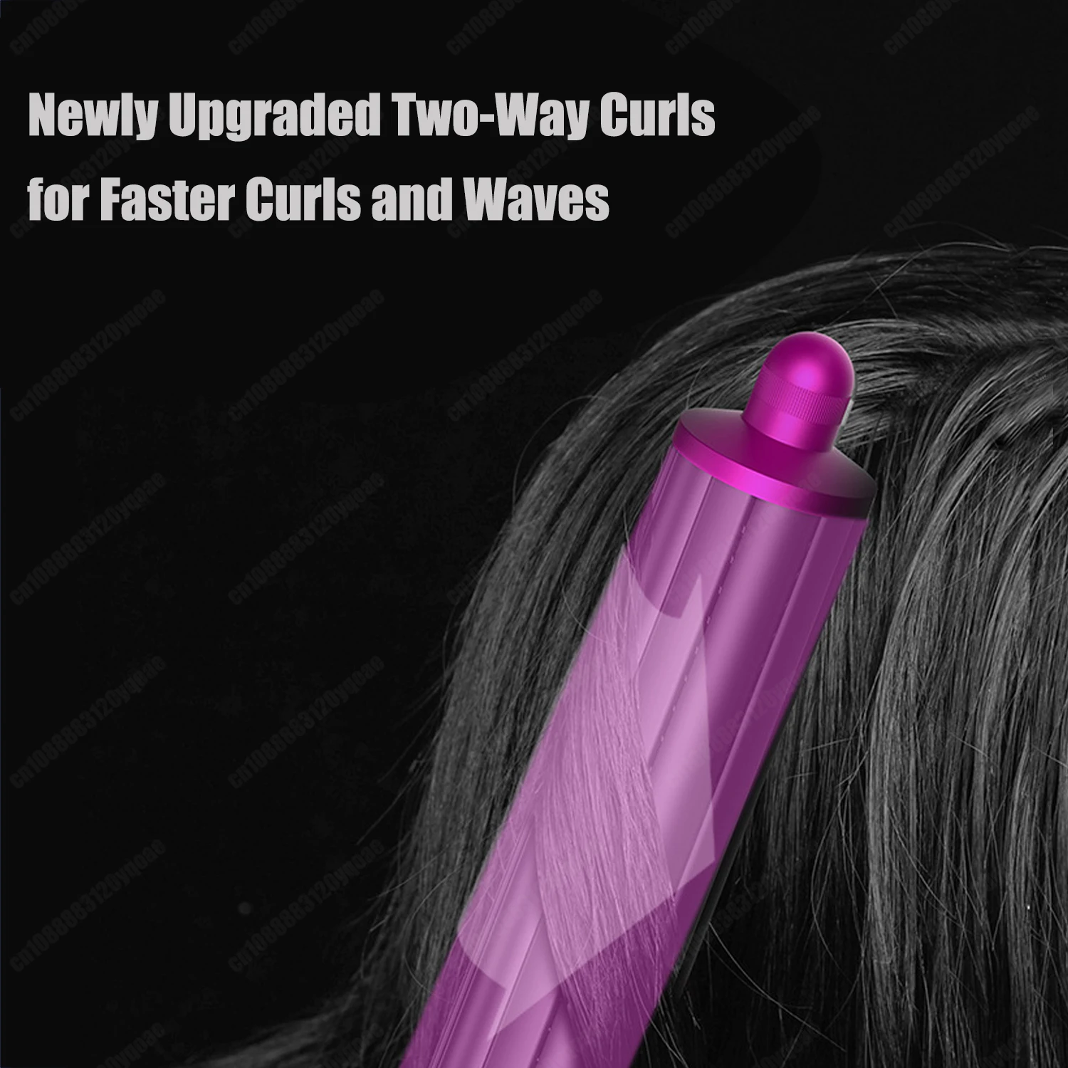 Hot Air Brush Auto-Curling 6 in1 Professional Multi Hair Styler Wrap Iron Straightener Hair Brush Curly Hair Dryer With Nozzles