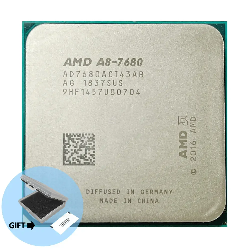 

AMD A8-Series A8 7680 3,5 GHz четырехъядерный процессор для настольного компьютера L2 = 2M 45W DDR3 разъем FM2 +