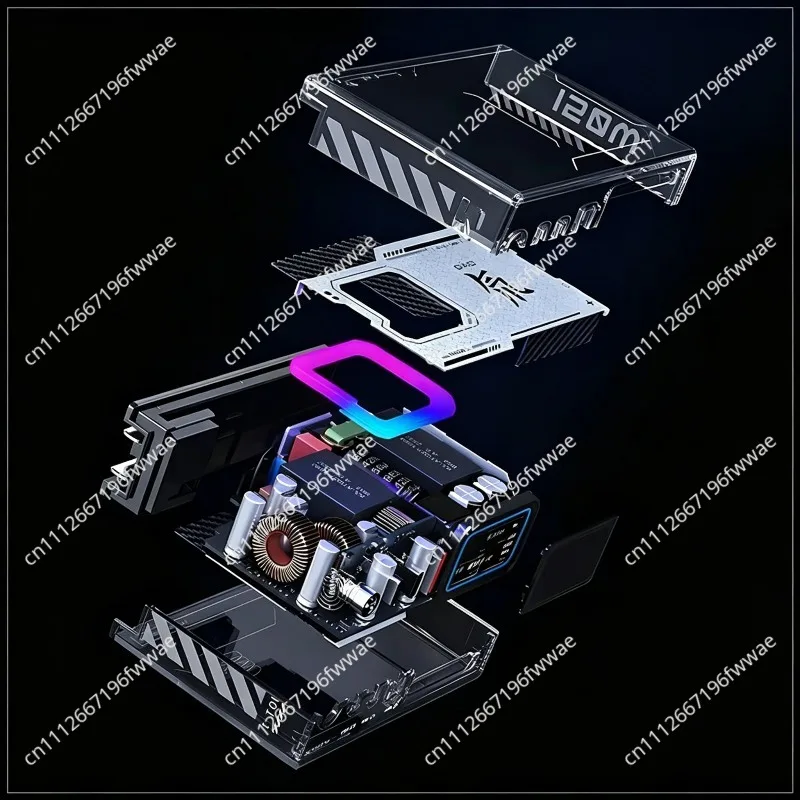 Fast Charger Adapter RGB Light Effect 4 Port Charging Station DAO 150W GaN Charger Super Edition