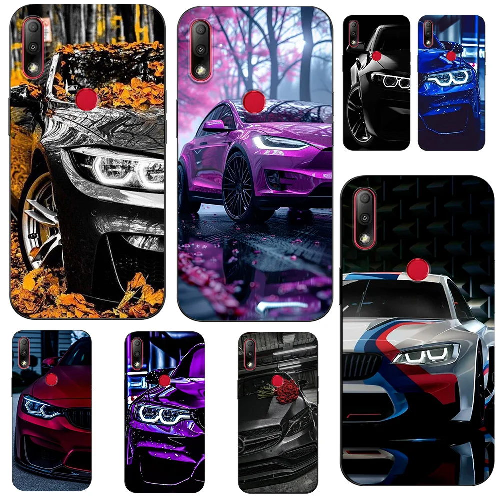 Case For ASUS Zenfone max ZB634KL Case Phone Back Cover Soft Silicon Black Tpu Luxury cars cool