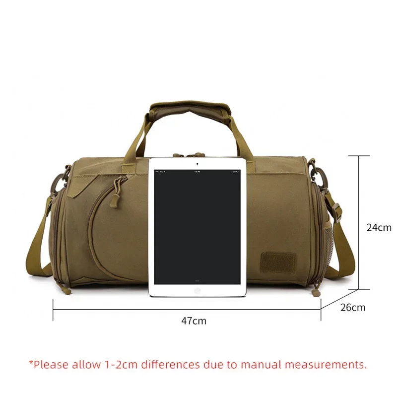 Gym Fitness Bag Dry and Wet Separation Large Capacity Short Distance Travel Handbag for Men Outdoor Sports Sling Shoulder bag 가방