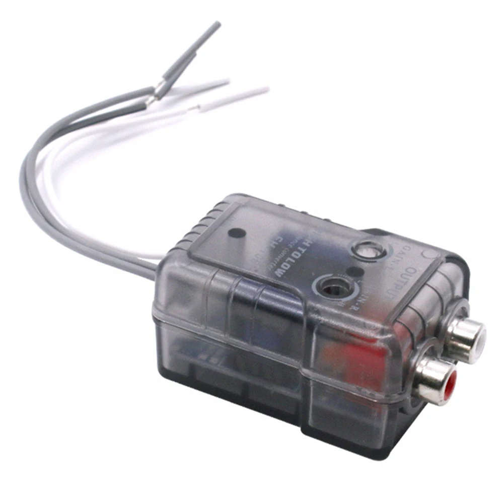 

Автомобильный аудиоконвертер, звуковой трансформатор, хосты без низкочастотного пакета: 1 * содержание пакета аудиоконвертера.