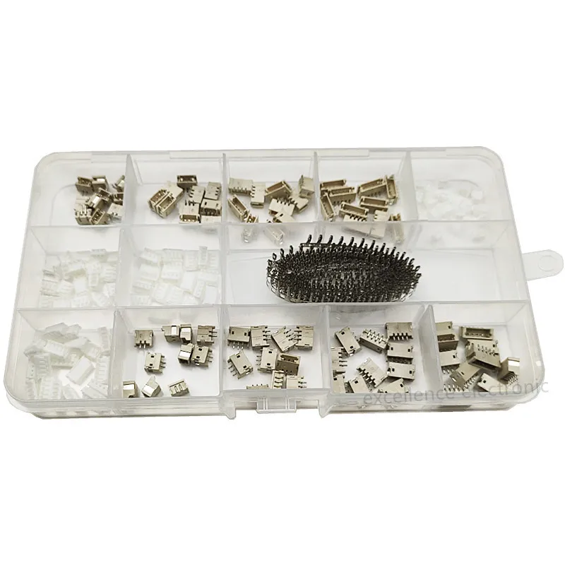 440 Pieces ZH1.5 2/3/4/5 Pins 1.5mm Pitch Housing / SMD Pin Header / Terminal Kit Connector Wire-to-Board Receptacle Type