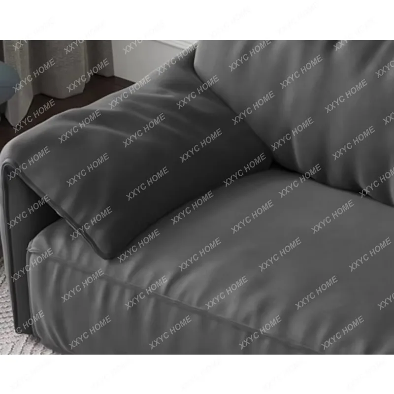 M Sofa,  minimalist fabric, living room, small apartment, Internet celebrity technology fabric