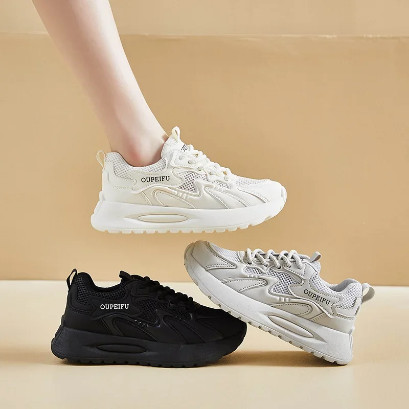 

Pop Shoes Women Sports Summer Tennis Women's Platform Women New Black Sports Thick Sole Casual Rose Casual Fas