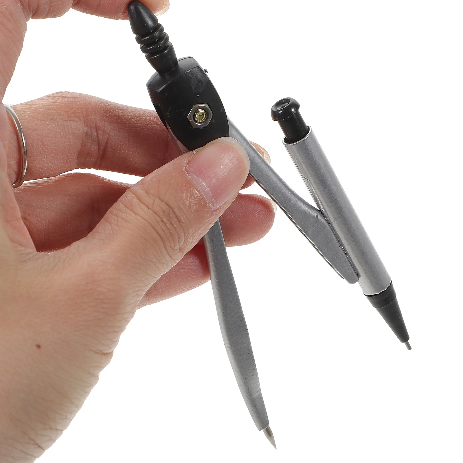 Compasses Set Metal Geometry Kit Drawing Tool Ruler Protractor Drawing Tools Metric System Math Supplies Students