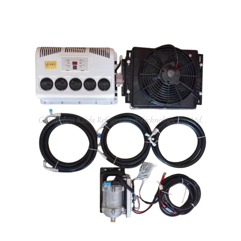 12V Truck Parking Air Conditioner Long Battery Life Engineering Vehicle Parking AC Function