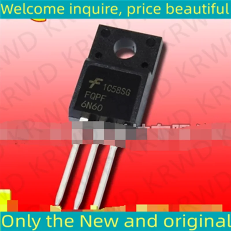 

10PCS FQP6N60C New and original FQP6N60C FQP6N60 FQP6N TO-220