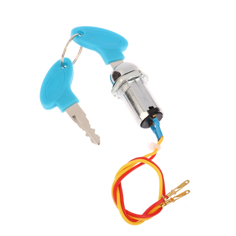 

1 Set 2-Wire Key Ignition Switch Lock For Motorcycle Go Kart Scooter Bike Electrical System