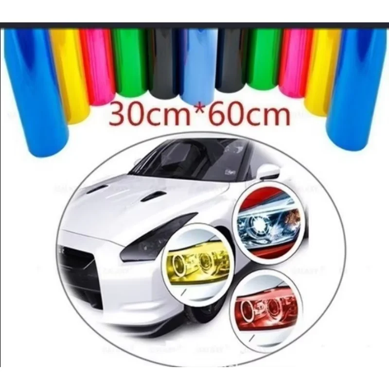 Universal Car Light Farol Taillight Tint Styling Waterproof Protective Vinyl Film Tintting Fog Lamp Auto Sticker Acessórios