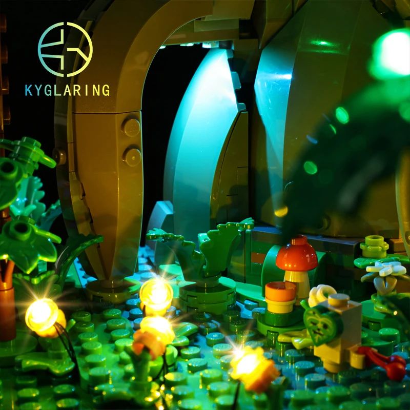 Led Light Kit For 77092 Great Deku Tree 2-in-1 Building Blocks DIY Toys  (Only Light Kit Included)