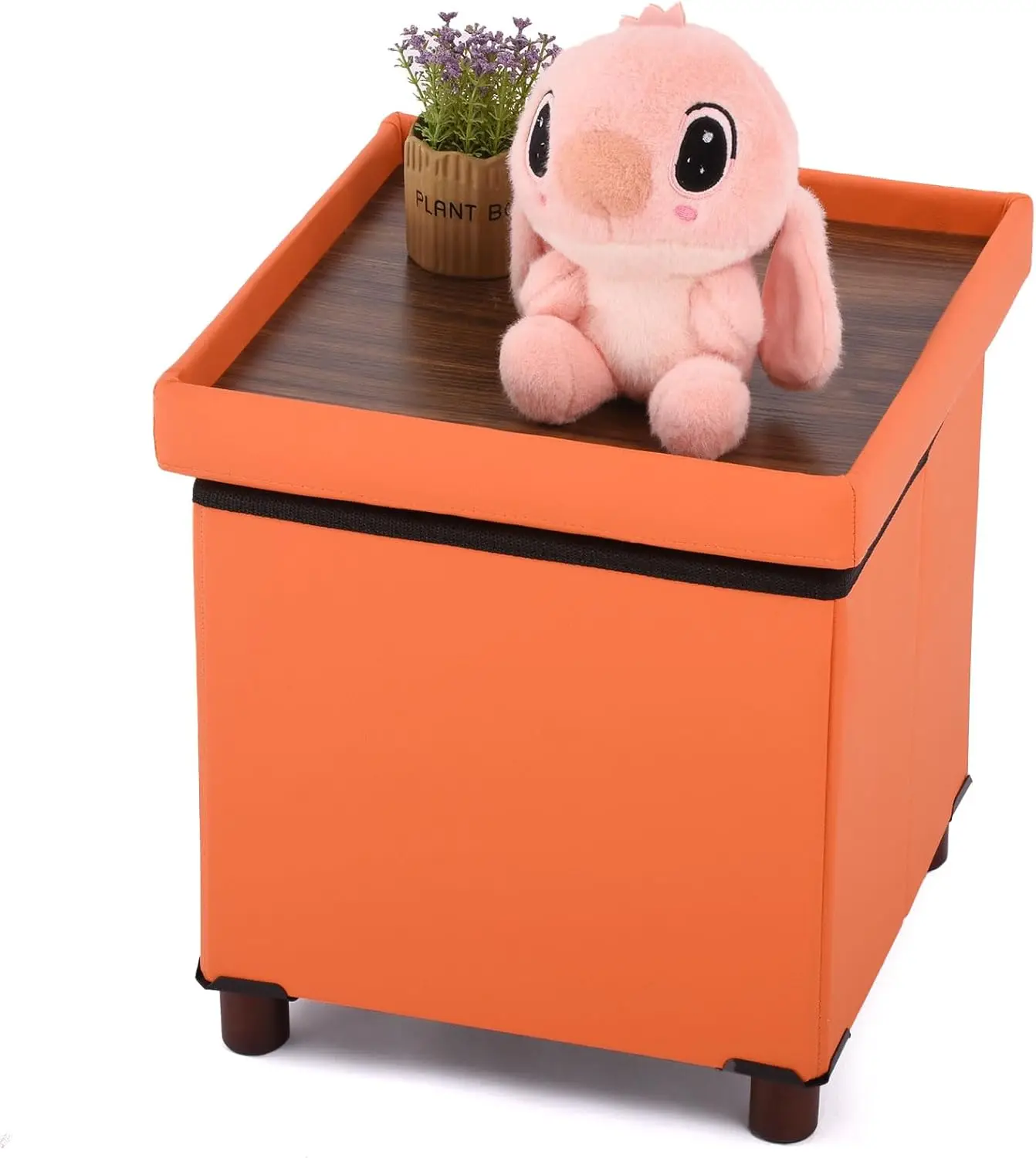 

Storage Ottoman For Living Room Ottoman Square With Tray Bedroom Cube Foot Rest Stool With Legs Small Ottomans Coffee Table Lid