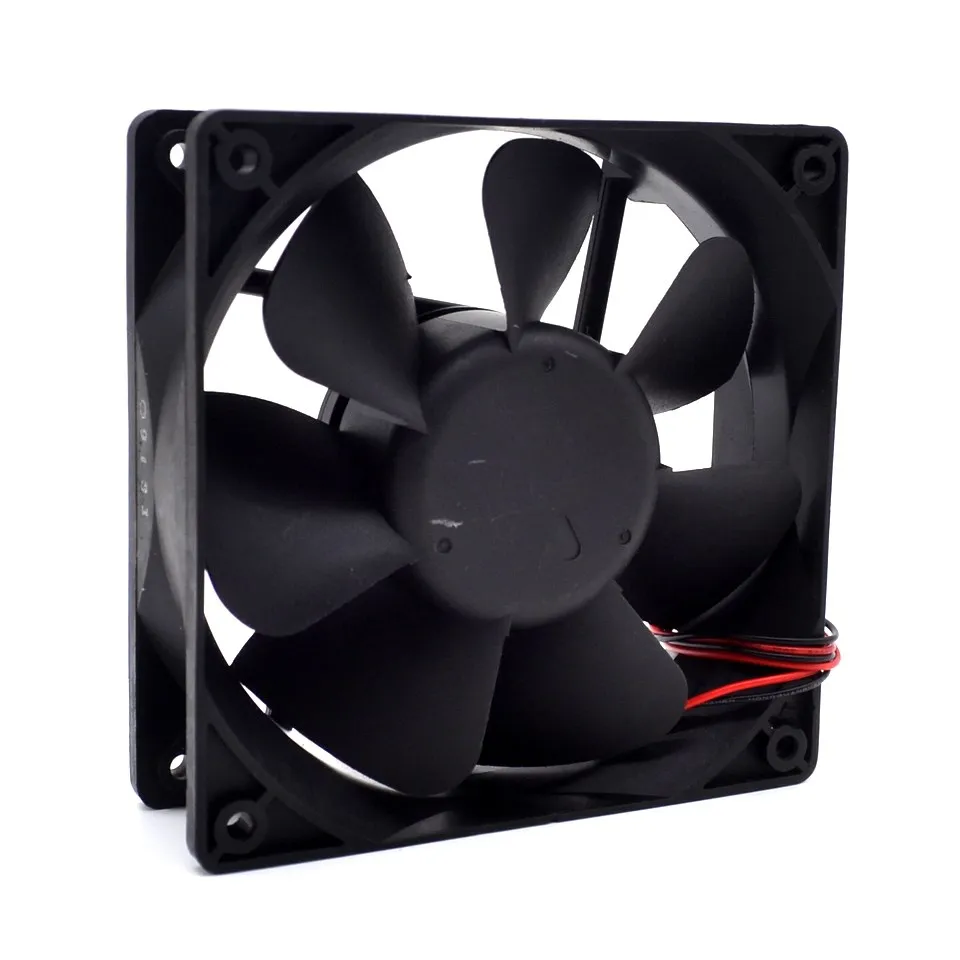 New WFB1212HE 12V 0.6A 12038 120mm 12 double ball bearing cooling fan 2 -wire interface for Delta 120*120*38mm