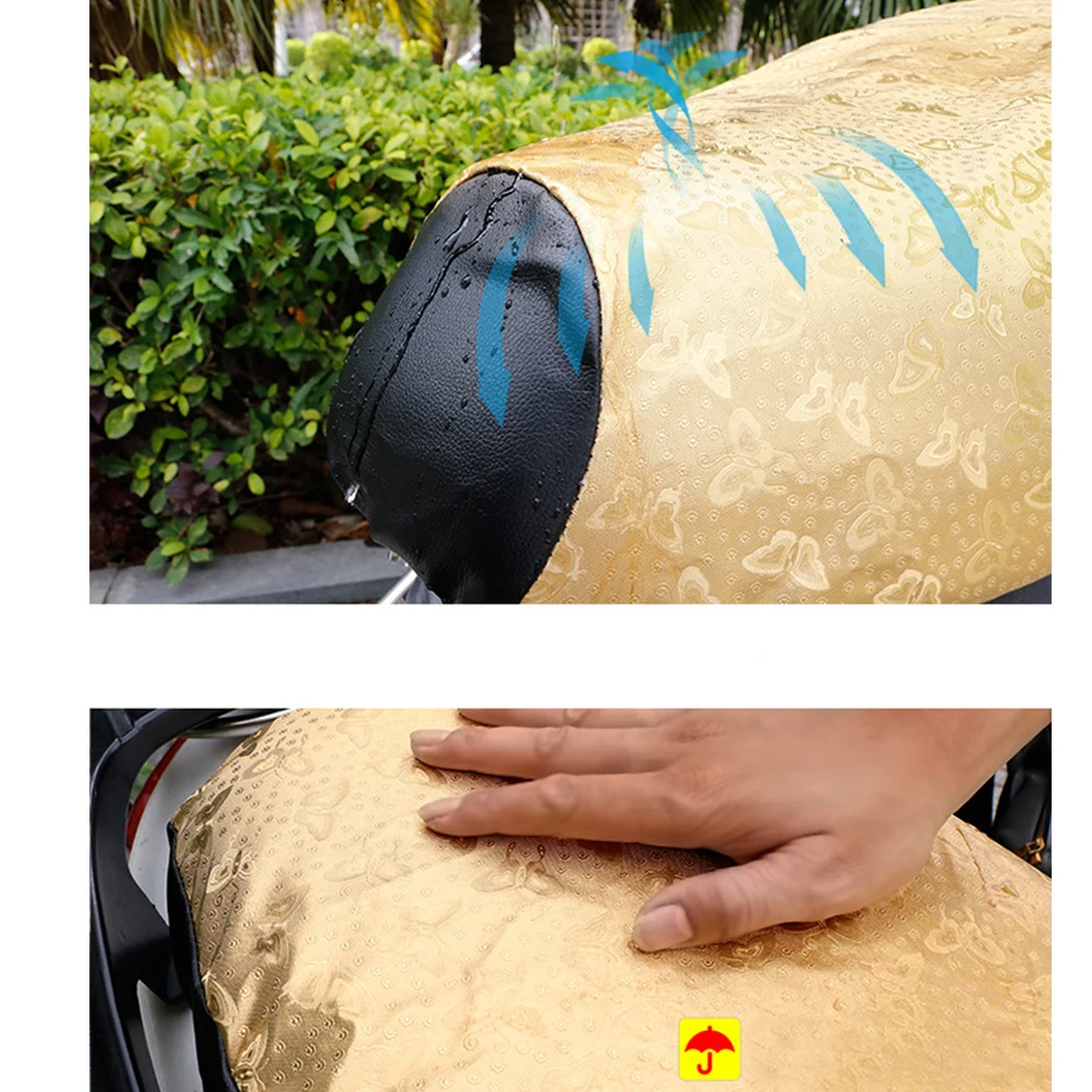 

Waterproof Cushion Cover Ergonomic 3D Saddle Electric Scooter Motorcycle Breathable Non Slip Elastic Adjustable Compatible