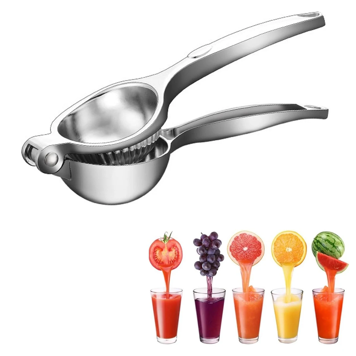 

Lemon Squeezer Stainless Steel Manual Juicer Processor Household Lemon Clip Fruit Pressing Kitchen Multifunctional Accessories