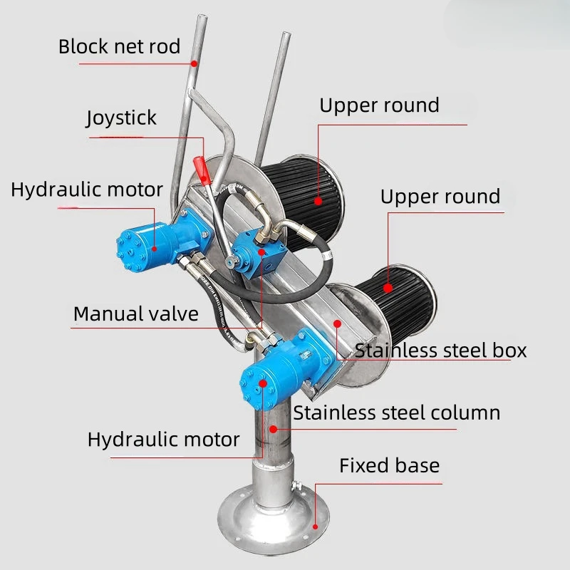 Hot Sale Corrosion Resistant Hydraulic Fishing Net Conveyor Double Knot Long Line Fishing Machine