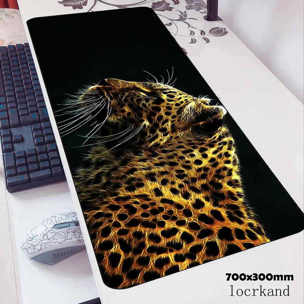 

Cats mouse pads 70x30cm Tiger pad to mouse notbook computer mousepad Gift Leopard gaming mousepad gamer keyboard mouse mat