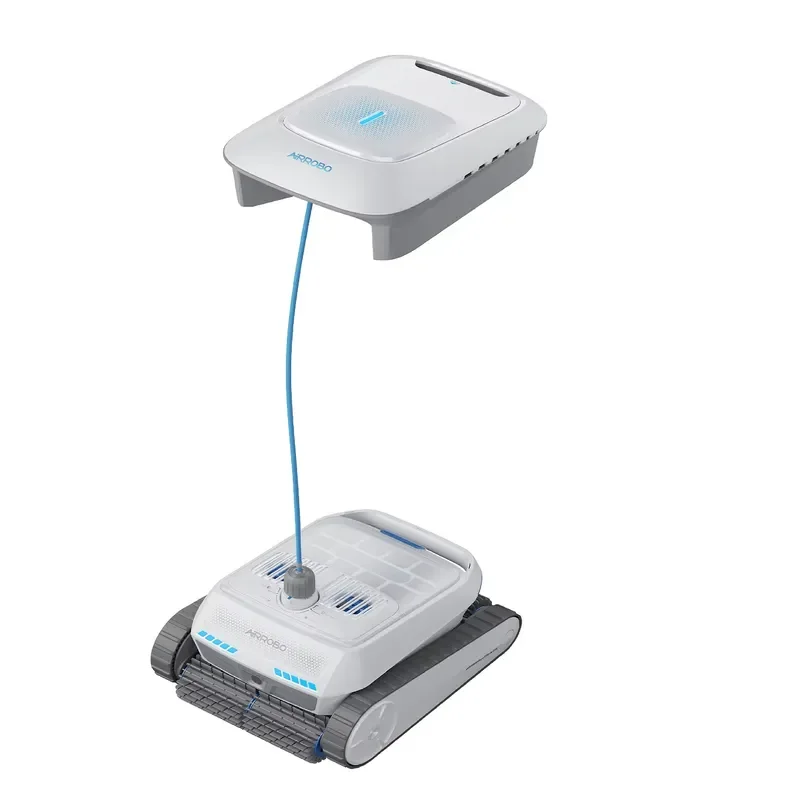 For AIRROBO PC200 APP Remote Cordless Swimming Pool Robot Filter Automatic Climb Wall Water Surface Underwater Robotic Pool