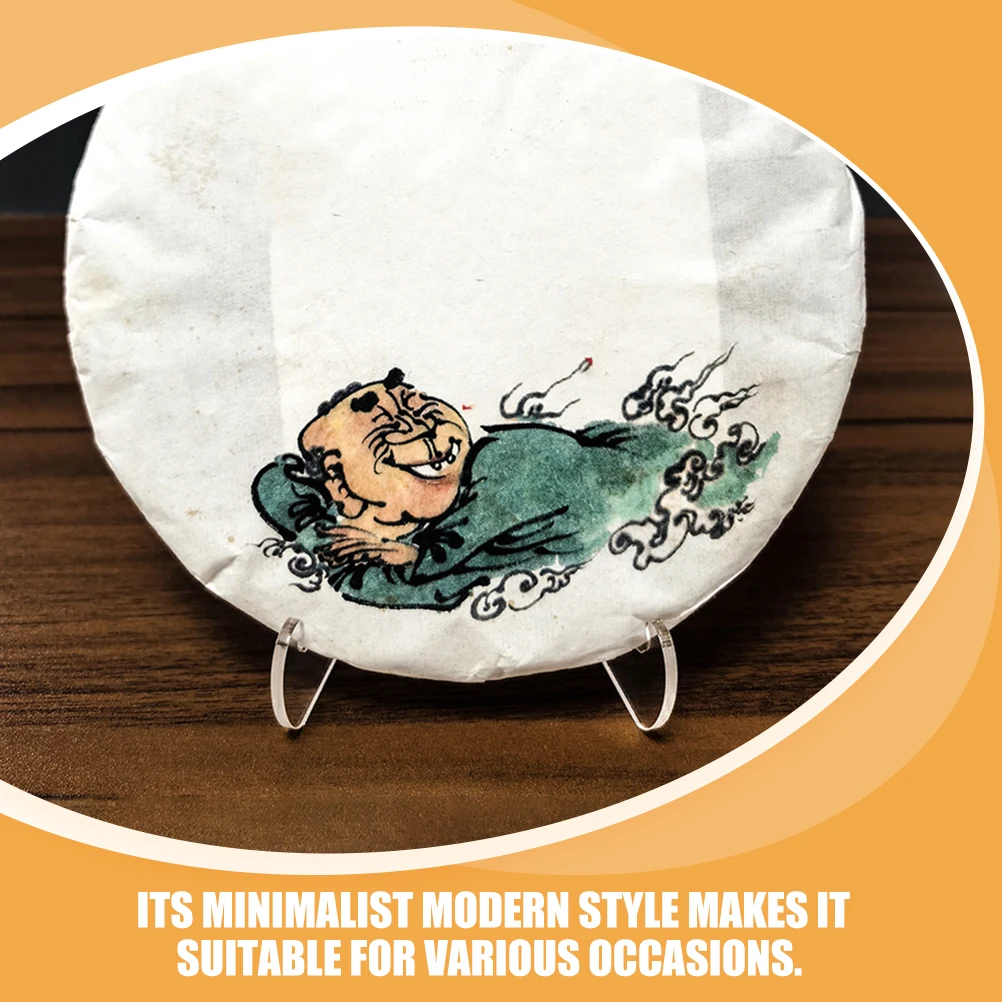 

3 Pcs Picture Acrylic Display Stand Decorative Plate Stands Rack Anti-slip Holder