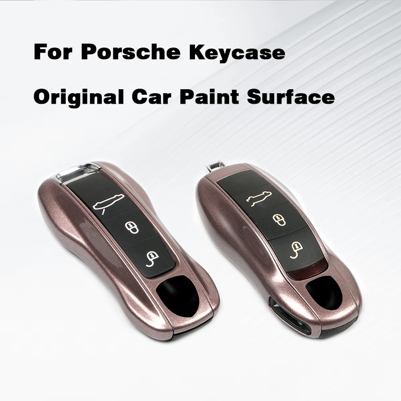 

For Porsche Cayenne 718 911 all series old and new models Fit 3 4 Button Car Key Shell replacement part Iceberry powder Key Case