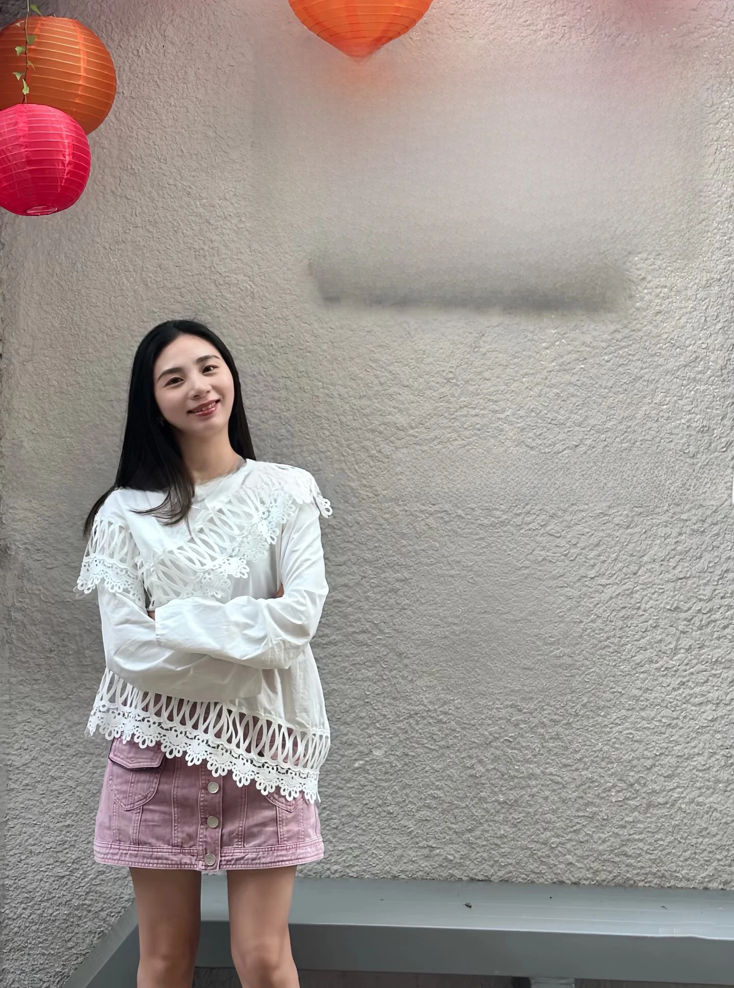 

Monic Asymmetric Geometric Large Collar Pure Color Long Sleeve Shirt Spring New Fashion Women's Business Casual Top