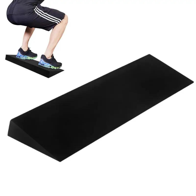 Squat Wedge Block Footrest Cushion Weightlifting Squat Heel Wedge Block Portable Calf Stretcher for Improve Mobility Strength