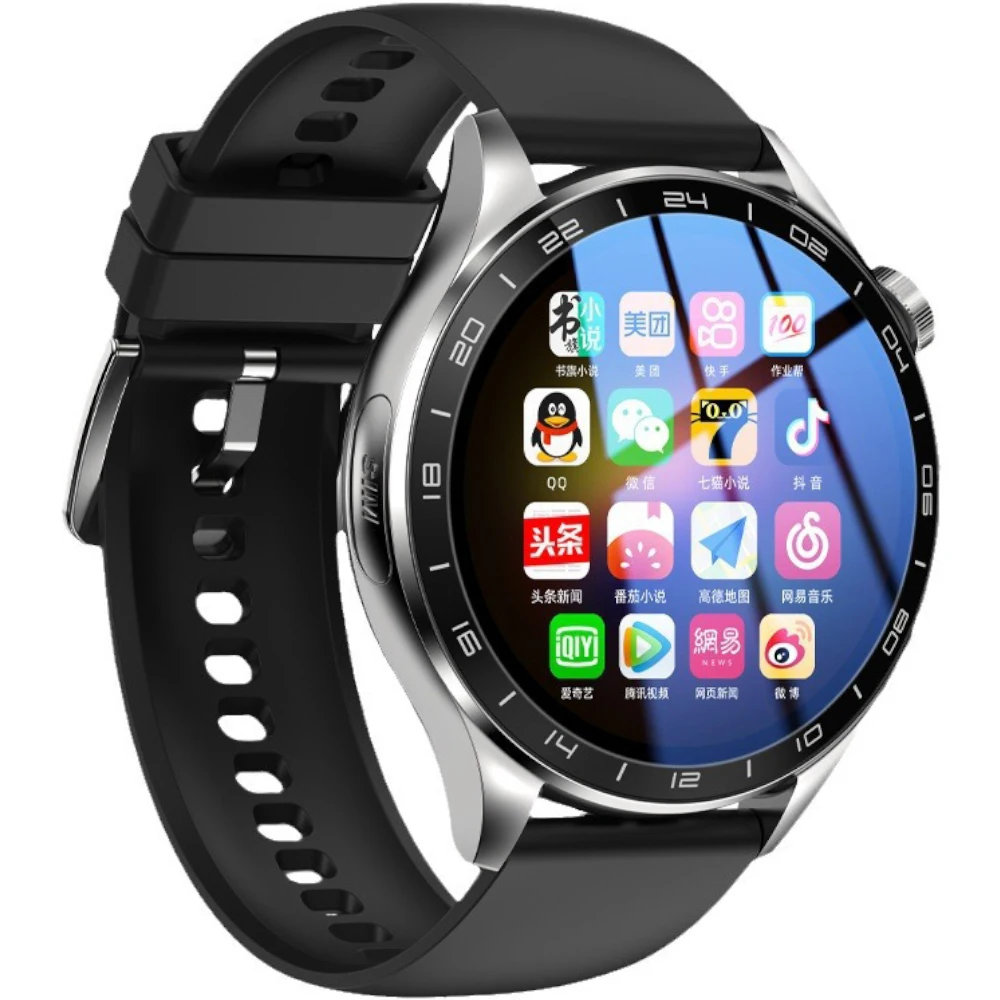 OEM ODM Custom Amoled Inteligente Reloj Mujer Smartwatch Sim Card 4G Hombres Android Smart Mobile Phone With Google Play Store