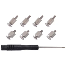 1 Set M.2 SSD Mounting Screw Stainless Steel SSD Mounting Fixing Screw Kit Standoff Mount Motherboard Computer Part Screws