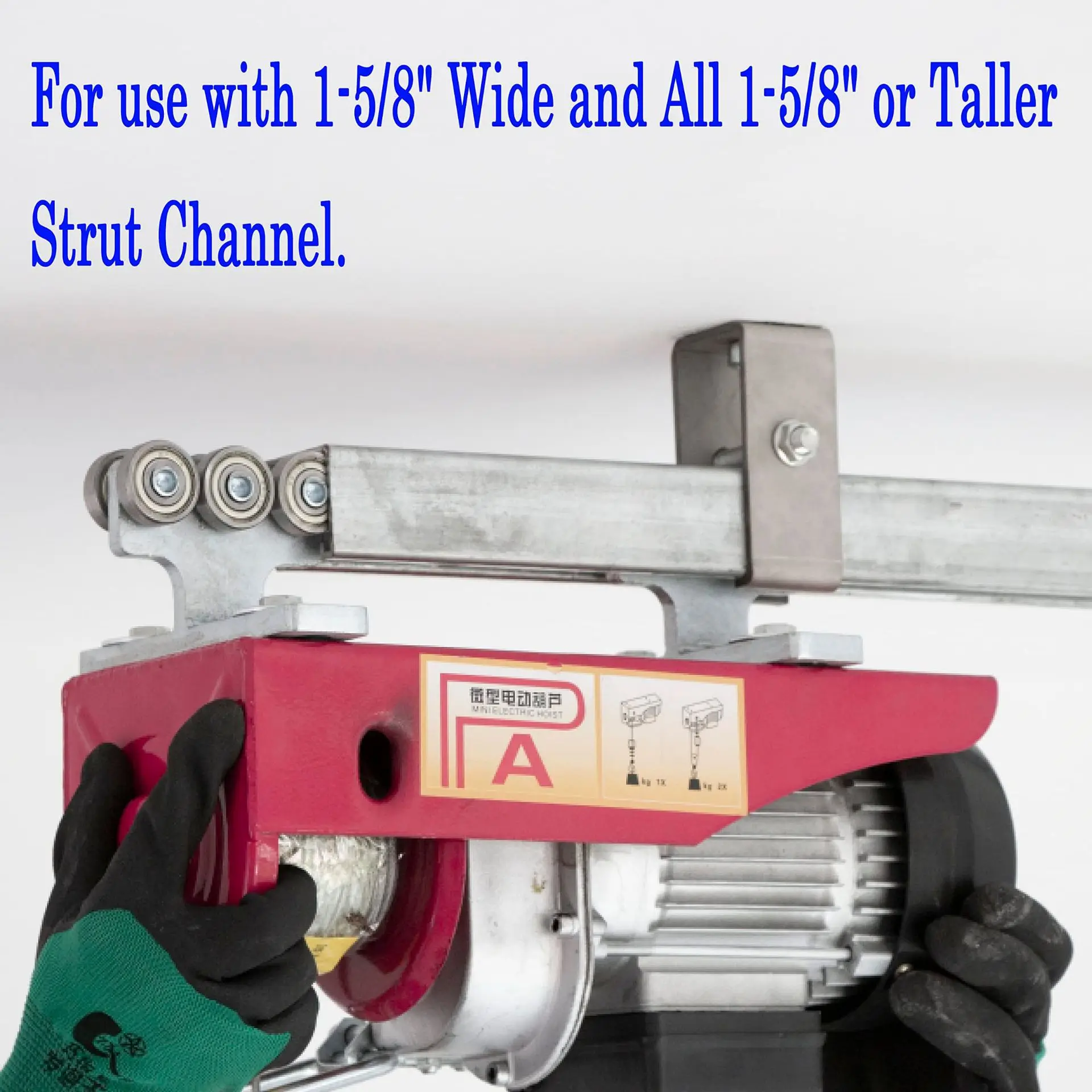 Load-bearing T-type crane Push-pull pulley Track hardware T-type pulley assembly