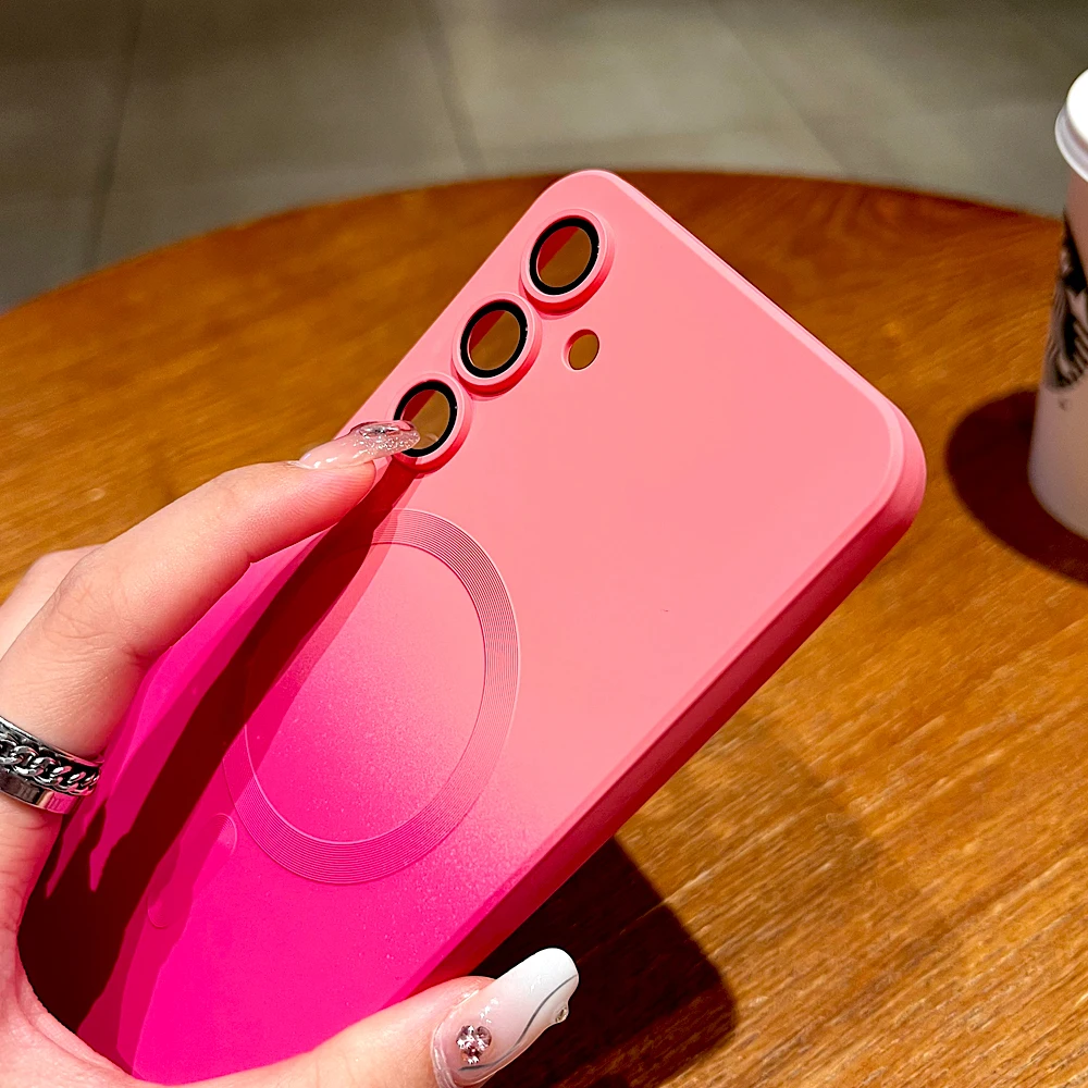 حافظة لهاتف سامسونج جالاكسي A56 A55 A54 A36 A35 A16 A15 5G A26 S25 Edge S24 S23 S21 Ultra Plus FE Magsafe