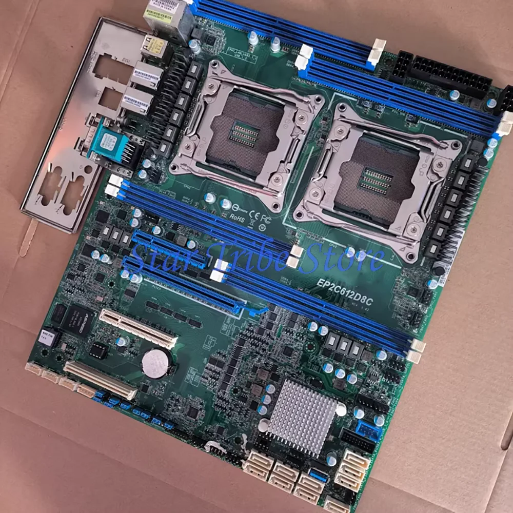 

X99 DDR4 2400 LGA2011 ATX Support Array 5 E5-2600/4600 V3 Server Motherboard EP2C612D8C