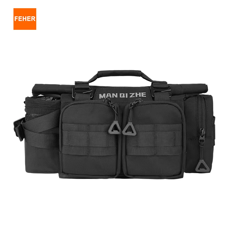 

Квадратная поясная сумка серии FEHER MQZ унисекс, полностью водонепроницаемая, многофункциональная сумка для езды на мотоцикле, пеших прогулок, путешествий и занятий спортом