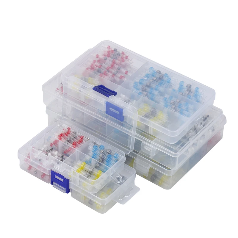 250PCS Welding Ring Heat Shrink Terminal IP67 Waterproof, Electrical Equipment Connection  Tube Wire Cable Splice Connector Term